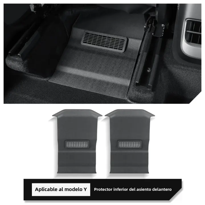 Cubierta Protectora Para Salidas De Aire De Coche Tesla Model Y Red Anticaspa Suela Inferior Accesorios Interiores Para Coche 2024 - 1