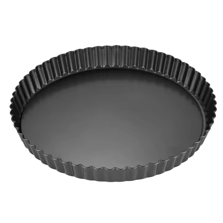 DESEOS Molde de horno rizado con base extraíble | Molde de repostería | Bandea tartas | Acero al carbono | Antiadherente | Varias medidas - 1