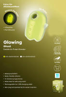 SATISFYER GLOWING GHOST SUCCIONADOR CLITORIS Y VIBRADOR BRILLA EN LA OSCURIDAD JUGUETES SEXUALES - details 0