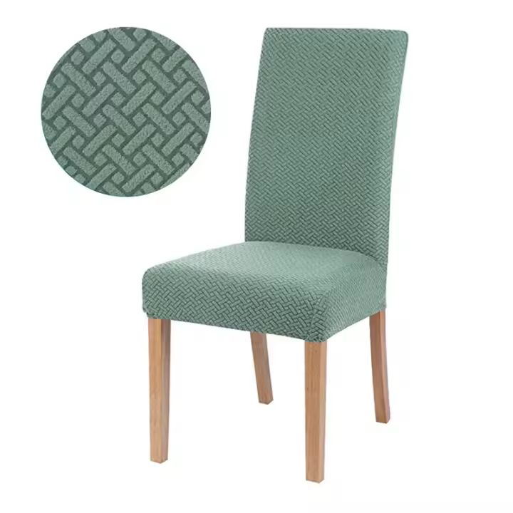 Funda De Silla De Comedor Elástica Gruesa Y Elegante Para Cocina Hotel Boda Banquete Cubierta De Silla Moderna En Tela Spandex/Poliéster - 1
