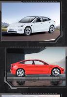 Modelo De Coche De Aleación 1:24 Tesla Model 3 Juguete Electrónico Para Niños Con Sonido Y Luz Colección De Metal Vehículo Simulación Regalo - details 12