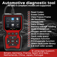 Herramienta De Diagnóstico OBD2 Lector De Códigos Del Motor Con Reset Smog Check Borrado De Códigos Datos En Tiempo Real - details 6
