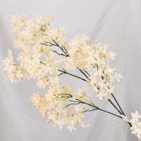 Flor De Lirio De Agua Artificial 100cm Con Ramo Largo De Seda Para Decoración De Hogar Oficina Hotel Bodas Fiestas - details 4