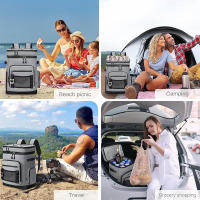 Mochila Grande impermeable y aislante para el frío, a prueba de fugas, para acampar, Playa, pesca, picnic, Viajes al Aire Libre, 30 L - details 3