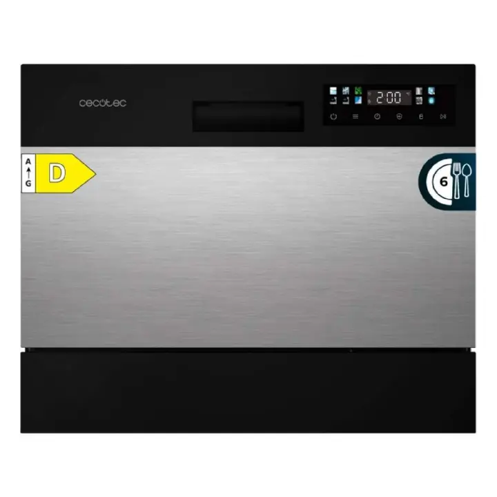 Cecotec Lavavajillas 6 cubiertos Bolero Aguazero 2300 Inox - 1