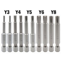 Juego De 10 Piezas De Puntas De Destornillador Tipo Y Magnético 50mm 1/4'' Abrazadera De Tres Aristas Para Reparación De Bicicletas Herramienta Multifuncional De Acero Cromo-vanadio - details 2