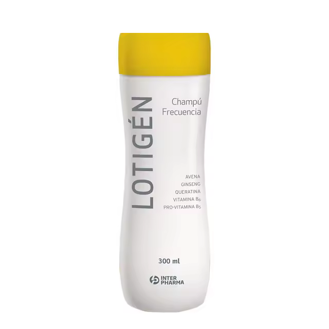 LOTIGEN Champú suave 100% natural de uso frecuente - 300 ml - 1