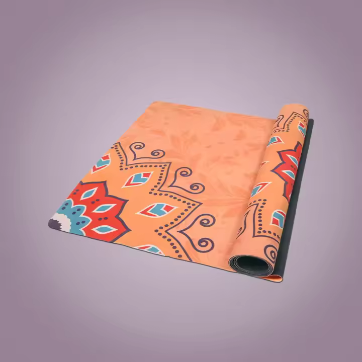 🎁【Detalles para Mamá】Alfombras de Yoga Antideslizante 183x68cm - Ultra Fina (1,5mm), Material Natural de Goma, Absorbente de Sudor, Ajustable-Ideal para Yoga/Pilates/Fitness en Casa o Gimnasio - 1