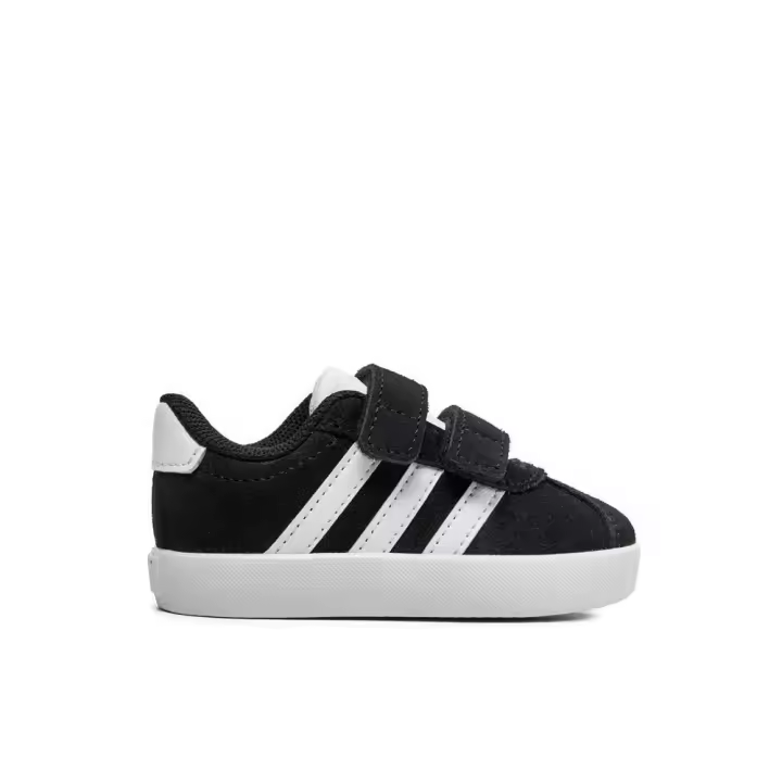 ZAPATILLAS SIN CORDONES BEBE ADIDAS VL COURT 3.0 NEGRAS-22 EUR - 1