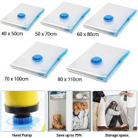 5Pcs Sacos De Almacenamiento a Vácuo Para Ropa Cusciones Edredones Almohadas Y Ropa De Cama Eco-amigables Y Espaciosos - details 3
