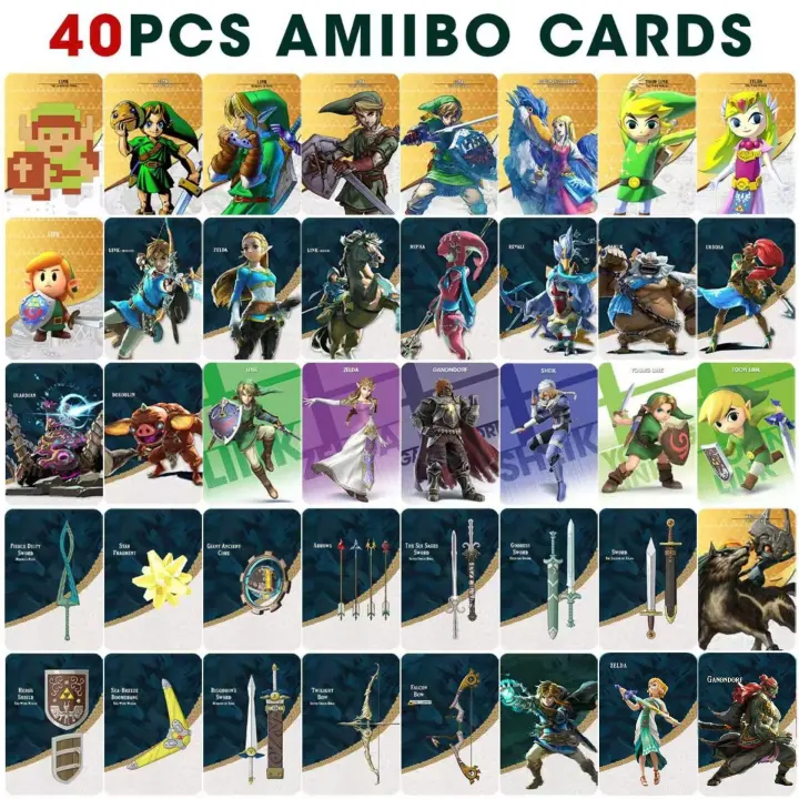 Para Tarjetas Amiibo NFC para La Leyenda de Zelda: Breath of the Wild y Lagrimas del Reino. - 1