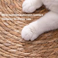 Alfombra De Rattan Para Gatos Mordedor Para Afilar Uñas Protector De Sofá Y Muebles Poste De Agarre Para Gatos - details 1