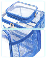 Bolsa de almuerzo transparente de gran capacidad, bolso portátil de PVC, bolsa de almacenamiento sencilla para cosméticos y artículos de tocador, bolsa de almuerzo - details 14