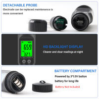 Medidor De Humedad Y Temperatura Del Suelo EC-7701 LCD Digital Resistente Al Agua Con Pantalla Retroiluminada Y Probar Desmontable - details 9