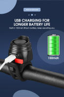 Campana De Bicicleta Eléctrica WEST BIKING Con Altavoz Recargable Por USB Alarme De Seguridad Para MTB Y Carretera Accesorio De Ciclismo - details 7