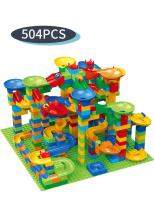 Juguetes De Bloques Creativos Para Niños DIY Con Carreras De Mármol Laberinto De Bolas Interacción Padres-Hijos Bloques De Construcción Subtamaño MEIZHI - details 8