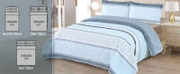 NQT Colcha Boutis para Primavera y Verano Bicolor Reversible Liso  +  Funda Cojin - Ligera Fina Entretiempo Cama 90 180x260, 135 220x260, 150 240x260 cm - details 5