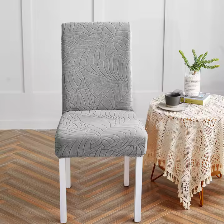 Funda De Silla Universal Para Todas Las Estaciones Color Sólido Impermeable Y Elástica Moderna Y Simple Para Oficina Funda De Asiento De Juego De Muebles - 1