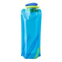 Botella De Agua Plegable Y Reutilizable Para Viajes Botella De Agua Flexible Con Clip De Carabiner Bolsa De Agua Suave Para Adultos Material Plástico - details 5