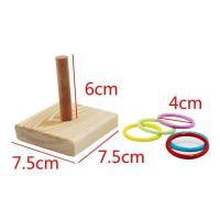 Juguete Educativo Para Pájaros Interactivo Anillo De Entrenamiento Para Periquitos Color Aleatorio Juguetes Para Pájaros - details 6