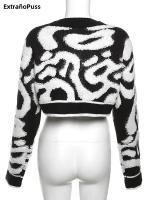 Cardigan Sweater Para Mujer Estilo Casual Con V-Neck Botones Manga Larga Suéter De Punto Cálido Y Moderno De Y2K Para Otoño - details 4