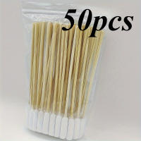 Cepillos De Algodón Cilíndricos En Lote De 50/100/300/500/900/1000 Con Palos De Madera Largos Para Limpieza De Oídos Tatuaje Maquillaje Suministros Médicos - details 19