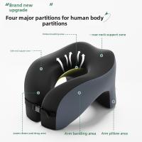 Almohada De Viaje En Forma De U De Espuma De Memoria Soporte Cervical Para Descanso Del Cuello Almohada Portátil VRZONE - details 1