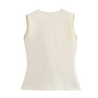 Conjunto De Vestido Para Mujer Estilo Británico Con Botones Metálicos Y Volante Hasta El Tobillo Traje De Invierno Elegante Y Temperamental - details 13
