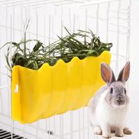 Alimentador Colgante Para Conejos Pequeños Con Alforja De Heno Y Tazón De Fierro Alimentador Colgante Para Raticos Y Otros Pequeños Mascotas - details 2