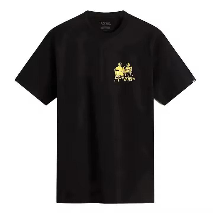 Camiseta Negra Vans Fine Dining Black Estilo Urbano Y Desenfadado - 1