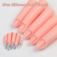 Set De 5 Piezas De Arte De Uñas Práctica Con Mano Falsa De Silicona Y Imán Herramientas De Manicura Con Placa De Uñas - details 2