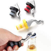 6Pcs Tapones Para Vino Con Sello a Vacío Reutilizable Accesorios De Cocina Y Barra Tapones Para Botella De Champagne Metal Inoxidable - details 7