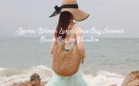 Bolso de Verano Bolsa de Playa Suave Tejido a Mano Bolsa de Ratán Bolso de Hombre para Vacaciones - details 0