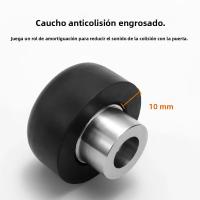 Parador De Puerta De Acero Inoxidable 304 Con Goma Soporte De Pared Y Piso No Perforado O Perforado Accesorio De Hardware Para Puerta - details 4