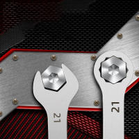 Llave De Doble Propósito Delgada Con Gran Apertura 8-21MM Herramienta De Hardware Mei Open - details 18