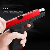Pistola De Juguetes Para Niños Con Cámara Vacia Y Liberación Rápida Manual Disparo Manual Regalo De Navidad Para Niños - details 3