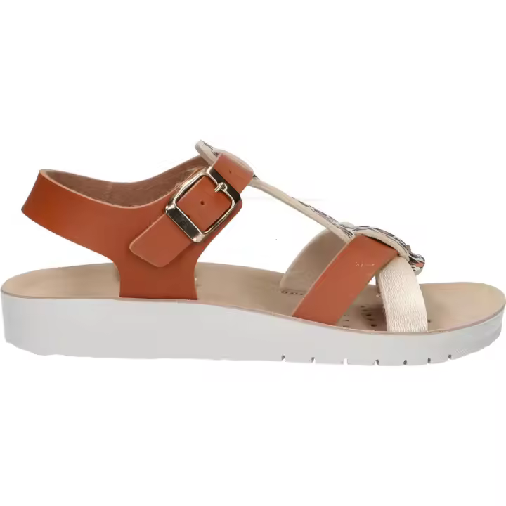 Sandalias de Niña geox J45EAG 05404 J SANDAL COSTAREI GI C5B2U BISCUIT-PLATINUM - 1