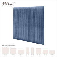 DHOME Juego de Paneles Tapizados en Pana Pack Autoadhesivos para Pared Acústicos Absorbentes Protección Segunda Gama de Colores - details 12