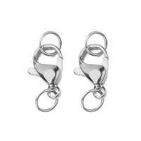 20pcs Aros De Cangrejo De Acero Inoxidable De Color Oro 10mm 12mm Para Colgantes Y Pulseras Joyería DIY Enlaces Y Conectores - details 2