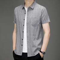 Camisa De Verano Para Hombre Casual Con Mangas Cortas Y Estampado Resistente a Arrugas Cómoda Versátil Para Todas Las Estaciones - details 12