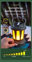 Lámpara De Camping Portátil LED Con Modos De Iluminación Frío Y Caliente 3 Modos De Iluminación Luz De Campamento Para Excursionismo Escalada Y Acampar En Tienda - details 3