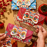 4PCS Envolventes Rojos Para El Año Nuevo Chino 2024 Decorativos Y Para Recibir Dinero Decoración Del Año Del Dragón - details 3
