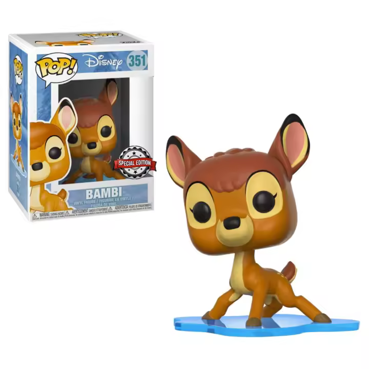 Funko Pop! Disney - Bambi EXCLUSIVO, 22035, Nº351, Tienda con Licencia Oficial - 1