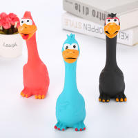 Juguete De Ruido Para Perros Squeak Chicken Durable De Goma Resistente Al Masticado Juguete Para Librar El Sonido De Pollo Para Mascotas - details 1