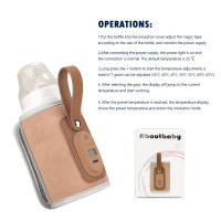 Bolsa Calentadora De Botella Para Bebé USB Powered Portátil Para Viaje Con Termostato Aislada Para Calentar Leche Para Coche - details 15