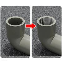 Herramienta De Tapping Para Tubos De Agua Universal 4 Puntos 6 Puntos Abre Agujeros Interior De Tubo Eléctrica Broca Hexagonal Para Reparación De Plomería - details 1