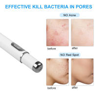 Máquina Facial De Luz Azul Para Eliminación De Acné Y Arrugas Láser Pen Herramienta De Cuidado Facial Blanqueamiento De Textura Mantenimiento De Ojos Morados Belleza Facial - details 1