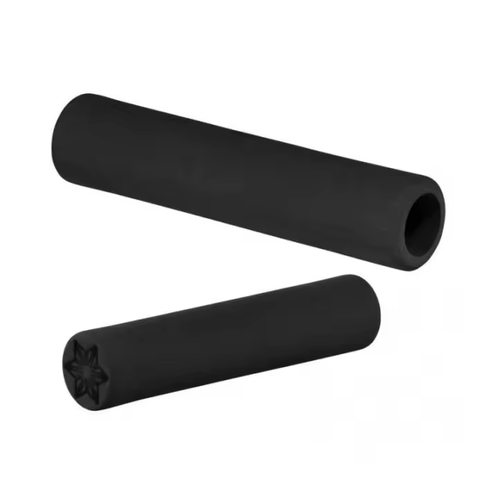 Supacaz - Puños de ciclismo SupaLite 9 gr para MTB, ultraligeros de espuma SupaLite, diámetro 32 mm y longitud 130 mm, resistentes a UV y sin látex, color negro - 1