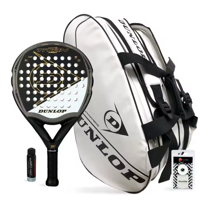 Pack Dunlop Titan Pro White + Tour Carbon White - 1