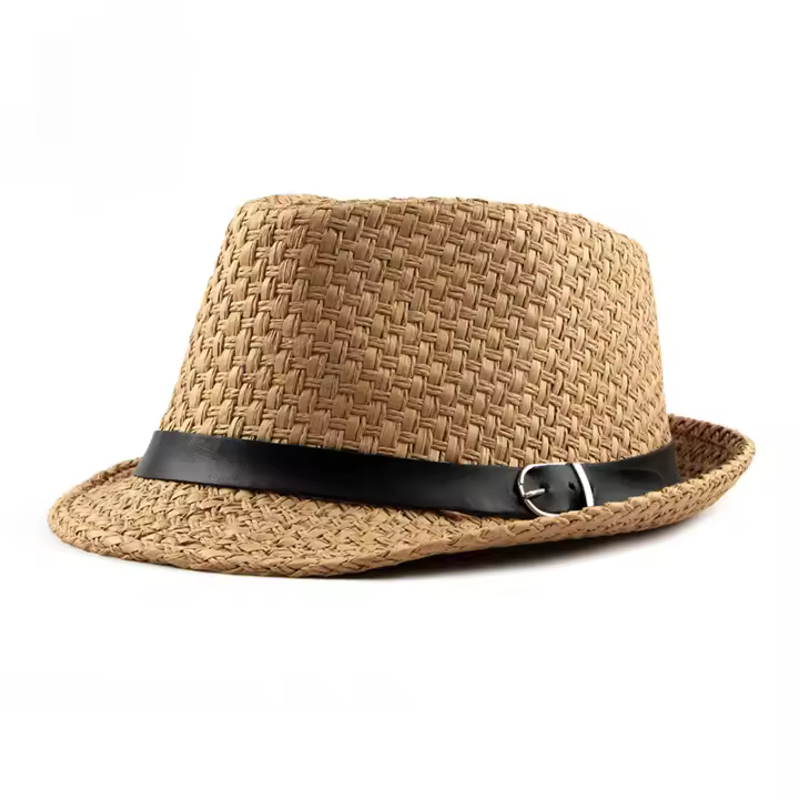 Sombrero De Paja Transpirable Para Hombres Y Mujeres Moda Coreana Simplicidad Estilo Jazz Protección Solar Verano - 1